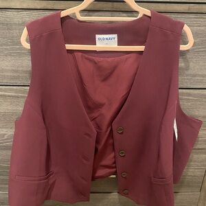Old Navy 2x Burgundy Blazer